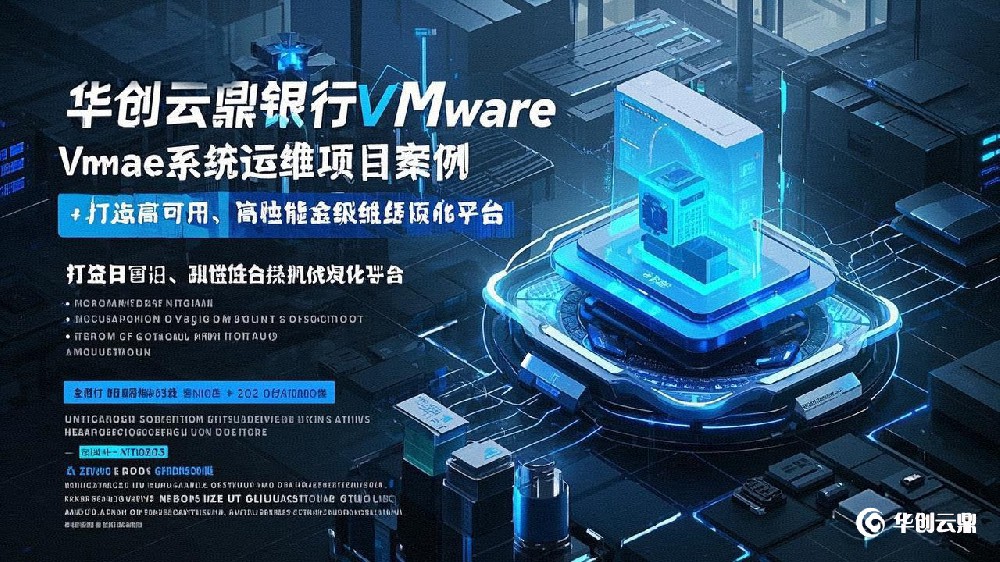 华创云鼎银行VMware系统运维项目案例